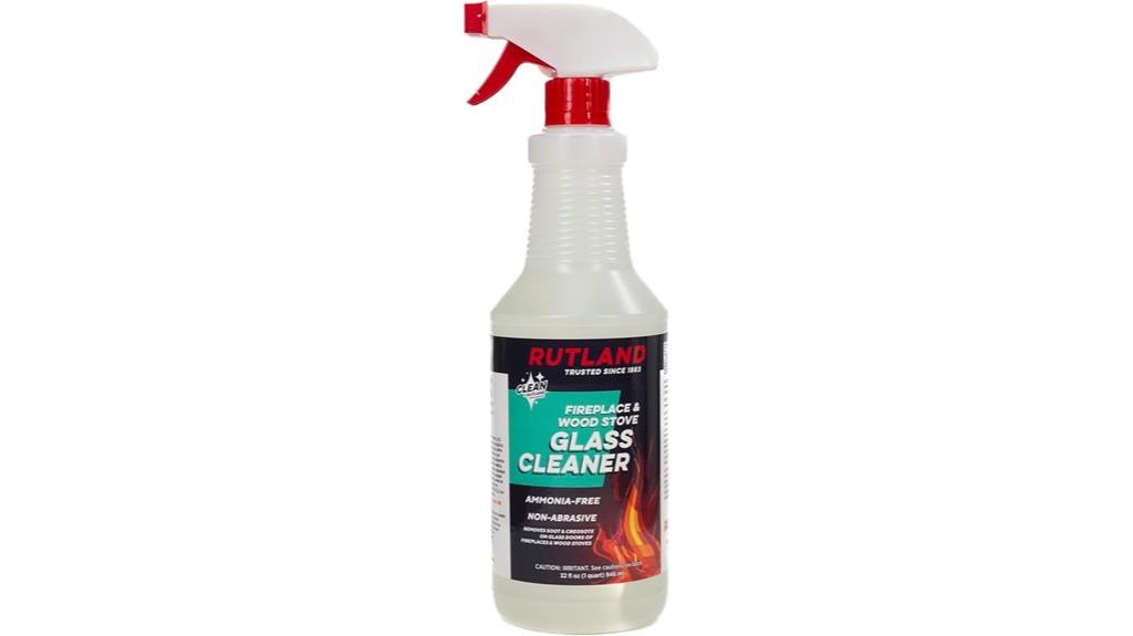 glass and hearth cleaner