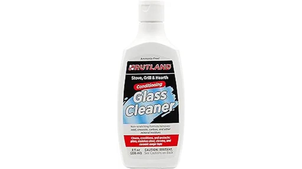glass cleaner for hearth
