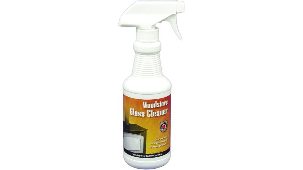 glass cleaner for woodstoves