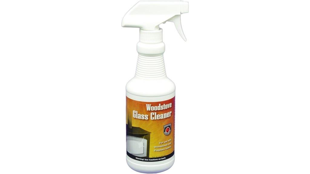 glass cleaner for woodstoves
