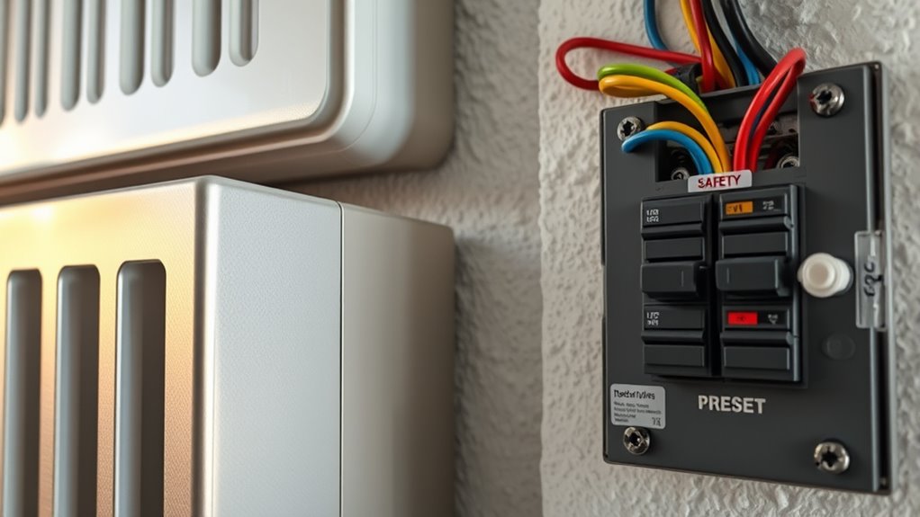 heater causes breaker trips