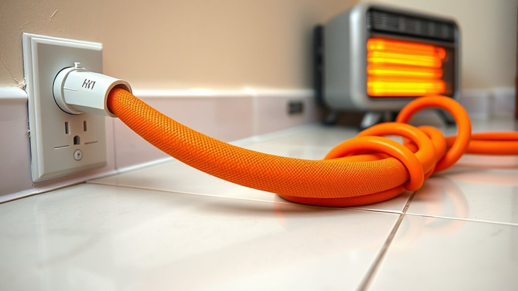heater extension cord safety