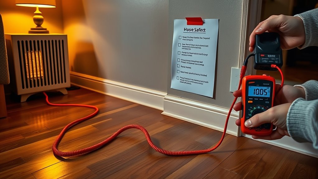 heater extension cord safety