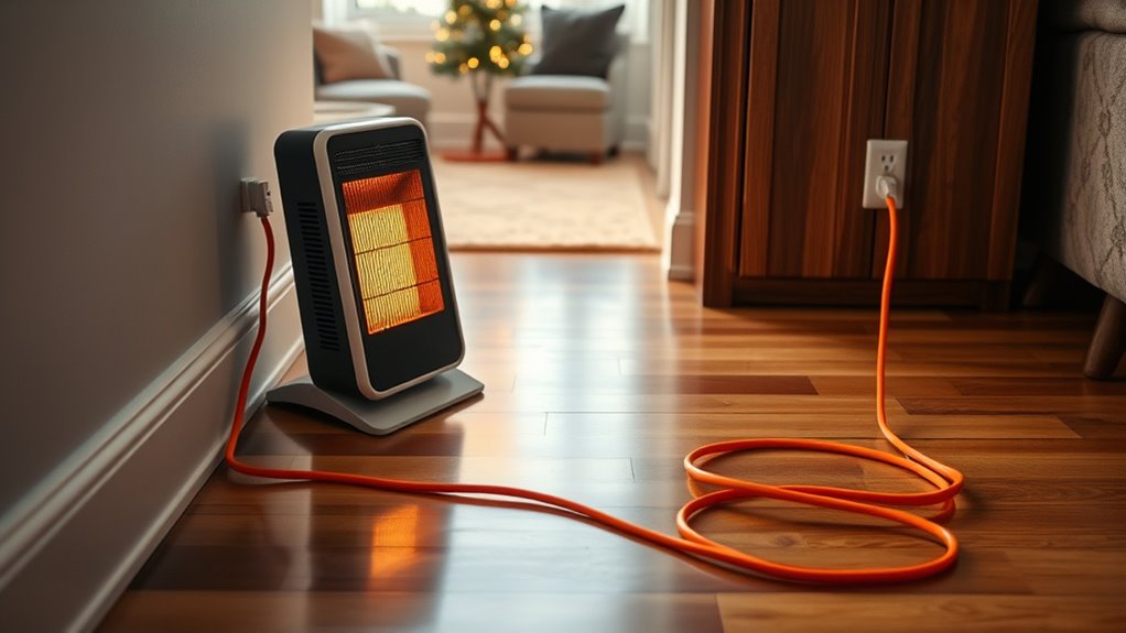 heater extension cord safety
