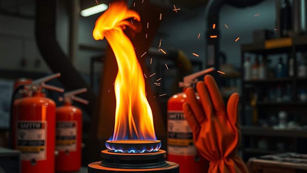 identify and prevent flame hazards