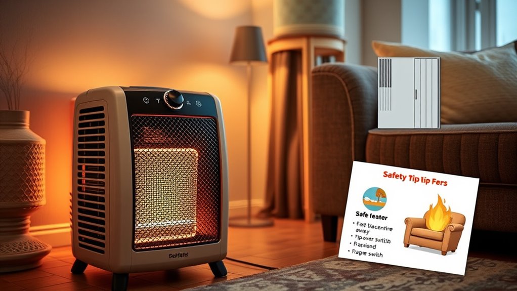 identify safe heater features