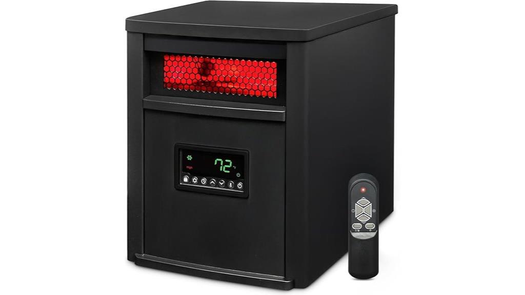 infrared quartz heater remote