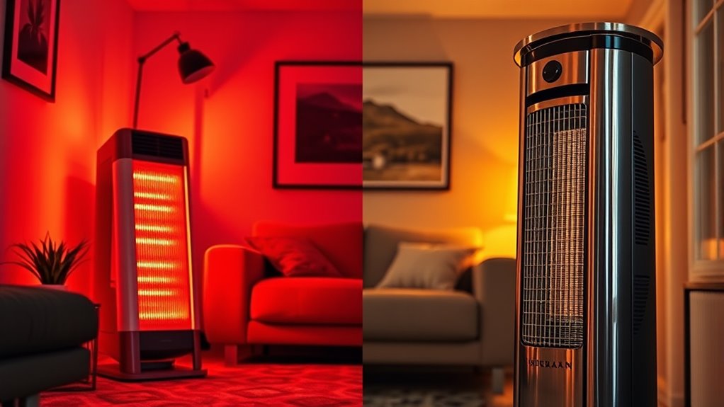 infrared vs ceramic heating