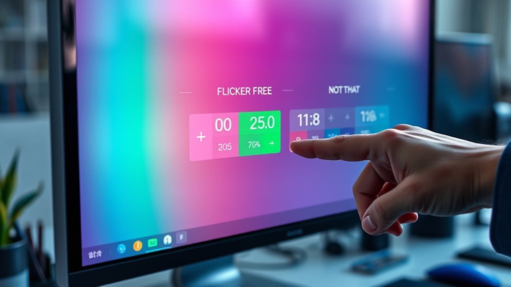 keep display settings optimized