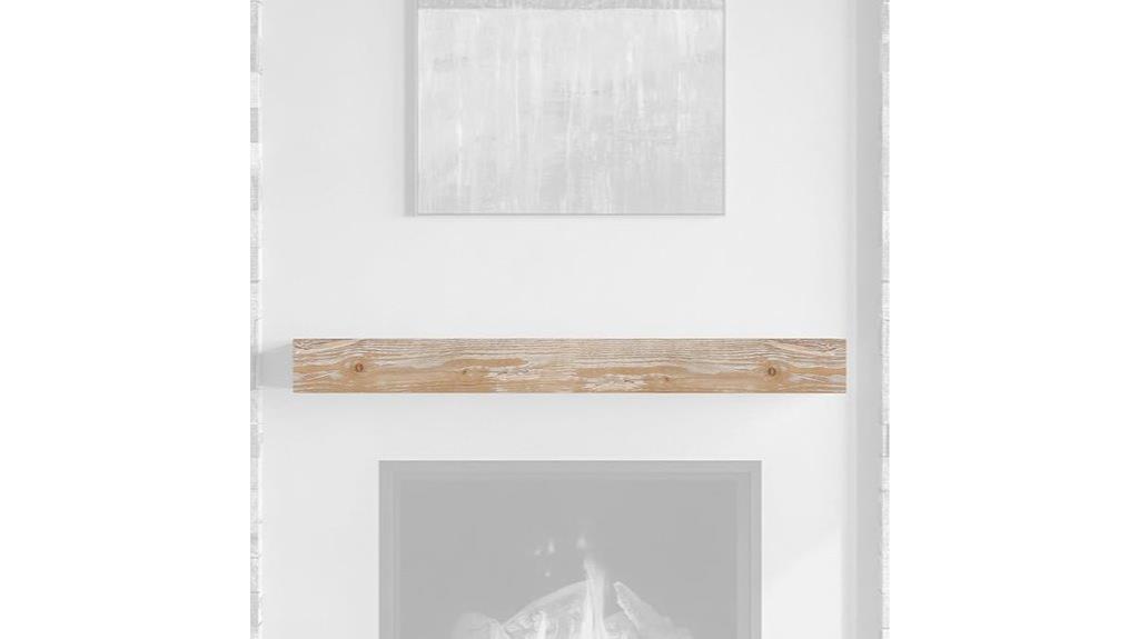 large 60 inch mantel shelf