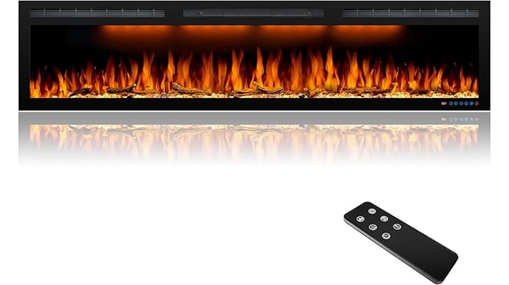 large electric fireplace remote