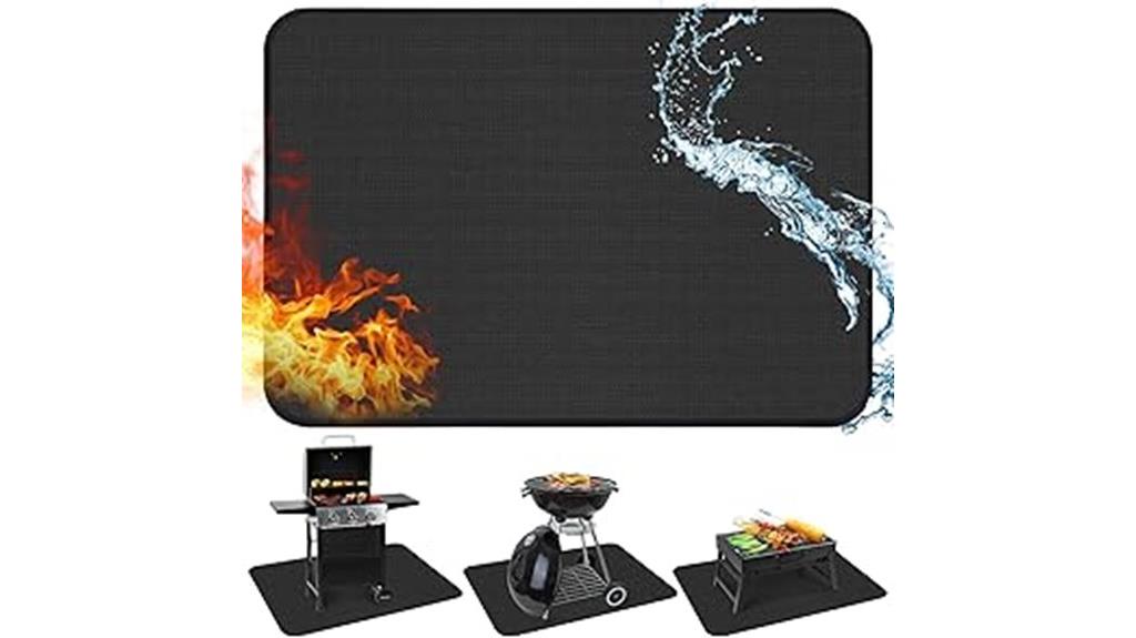large outdoor grill mats