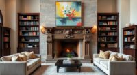 large room fireplace mantel ideas