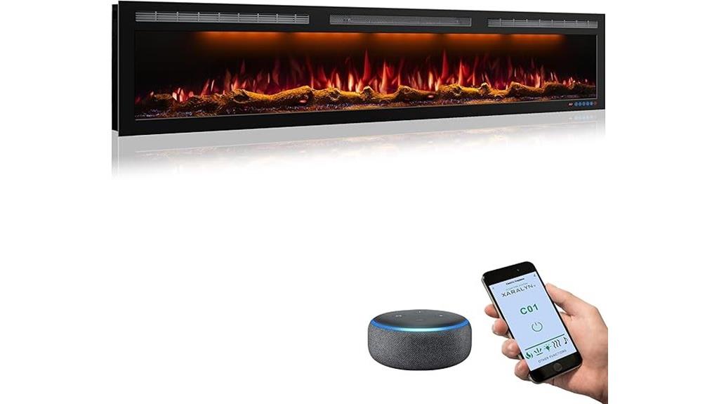 large wifi fireplace insert