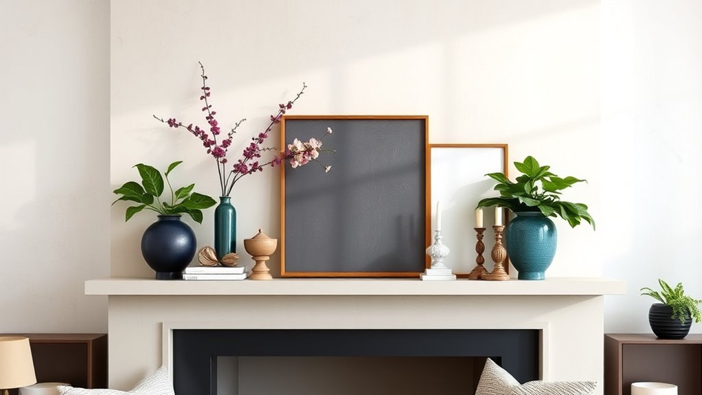 layered balanced seasonal decor