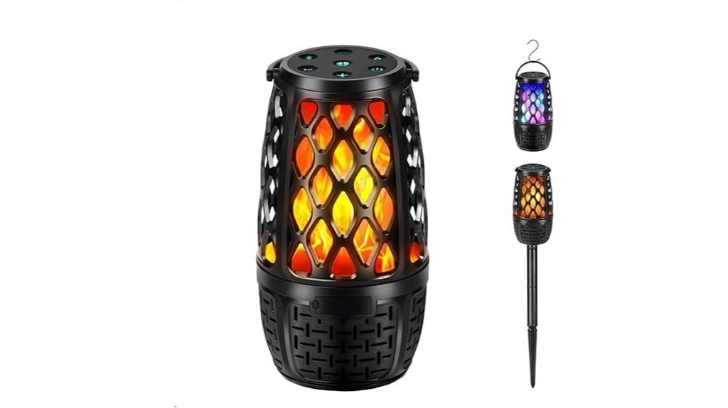 led flame bluetooth speaker