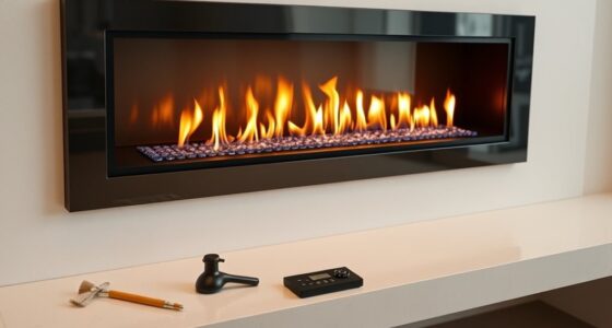 linear fireplace maintenance basics
