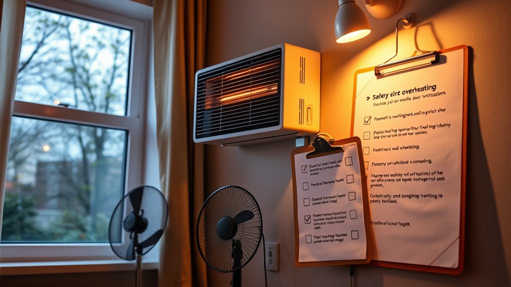 maintain clear unobstructed airflow