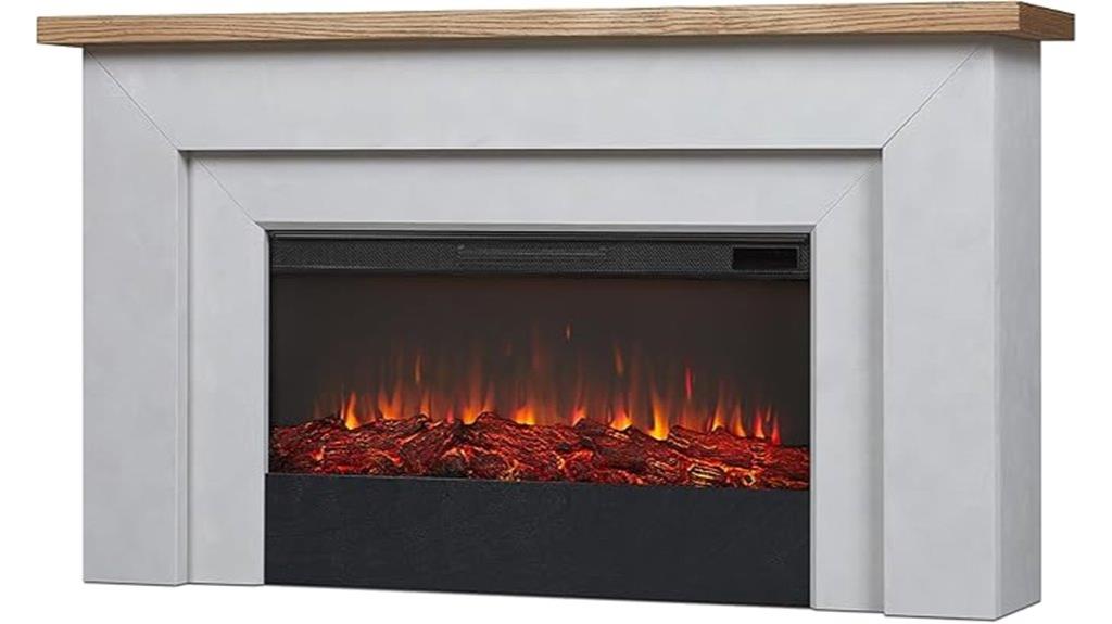 malie 68 inch electric fireplace