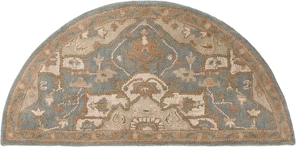 medium gray hearth rug