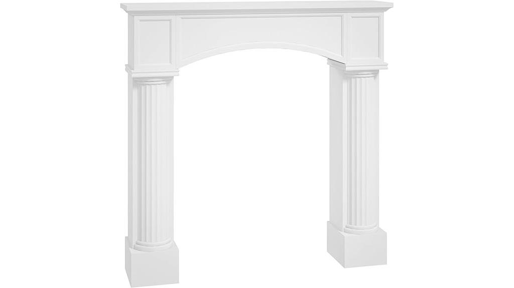 modern fireplace mantel