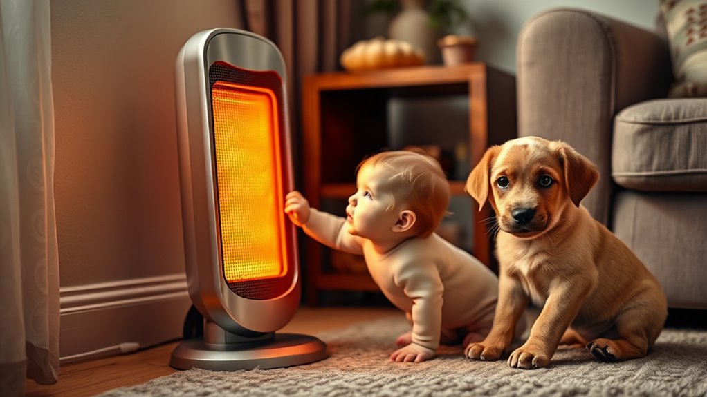 never leave heaters unattended