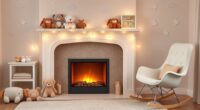 nursery fireplace mantel ideas