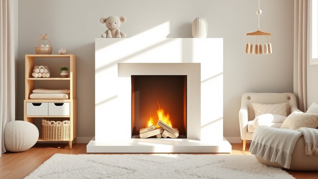 nursery fireplace safety styles