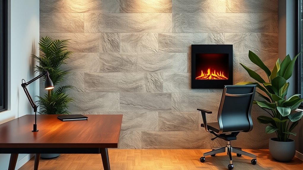 office fireplace safety features