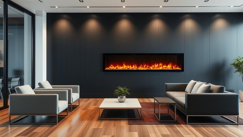 office fireplace selection factors