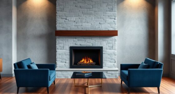 office fireplace surround ideas