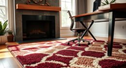 office hearth rug options