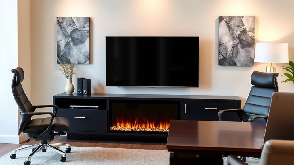 office media console considerations