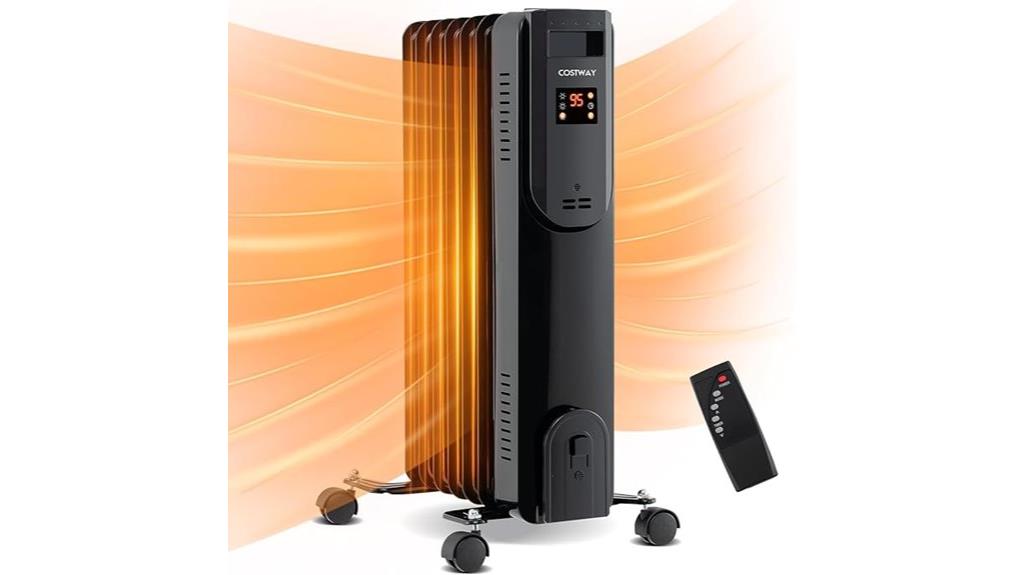 oil filled radiator with thermostat