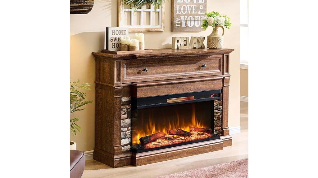okd 52 inch electric fireplace