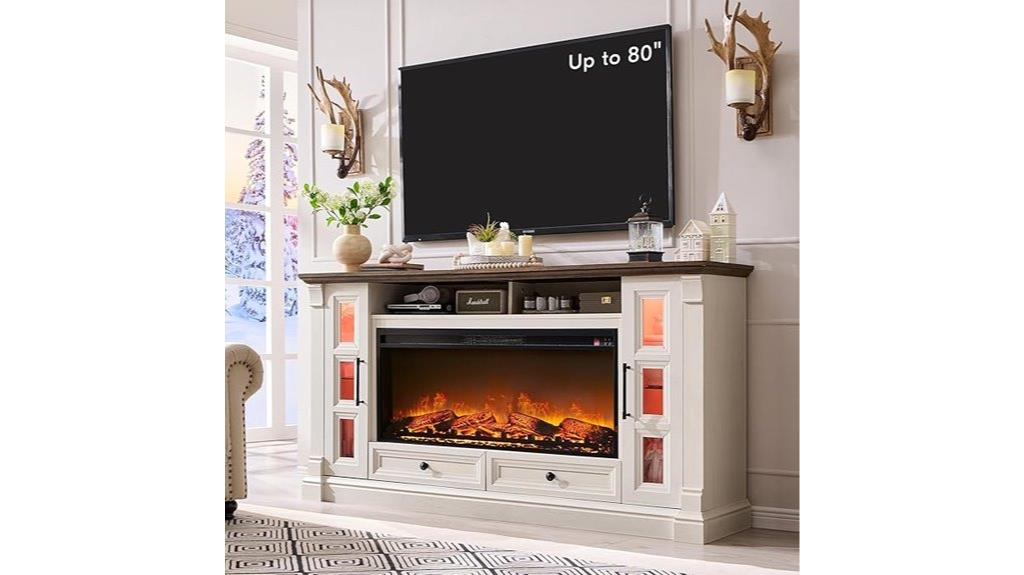okd 80 inch fireplace stand