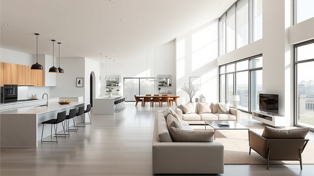 open floor plan terminology