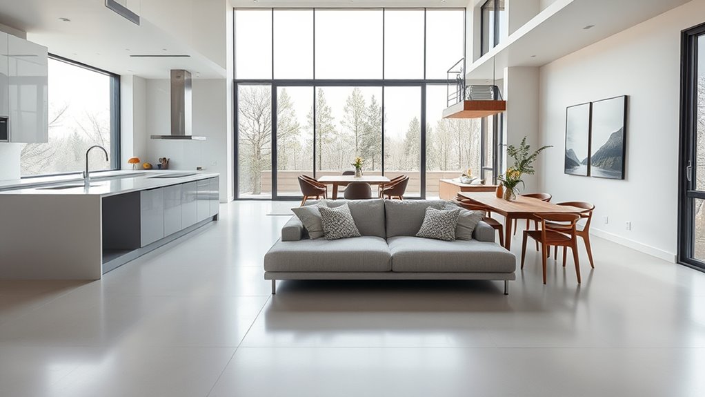 open spacious cohesive design