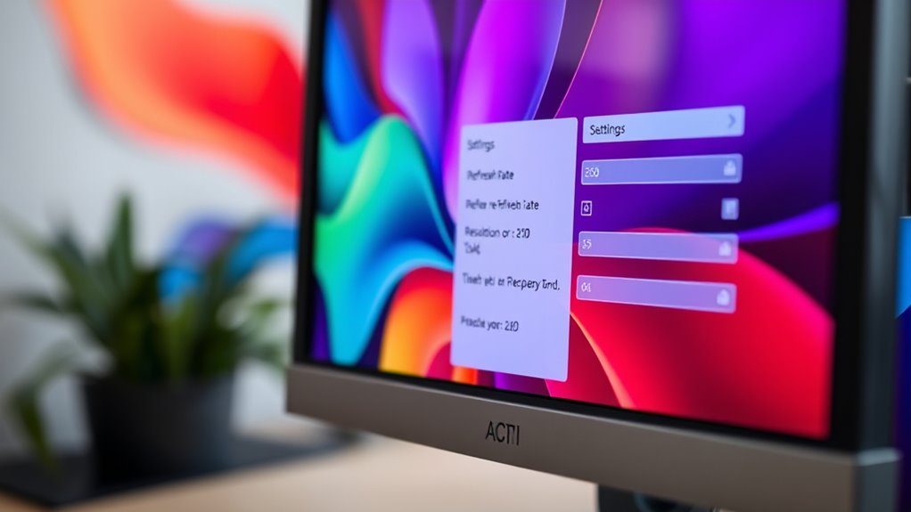 optimize display refresh settings