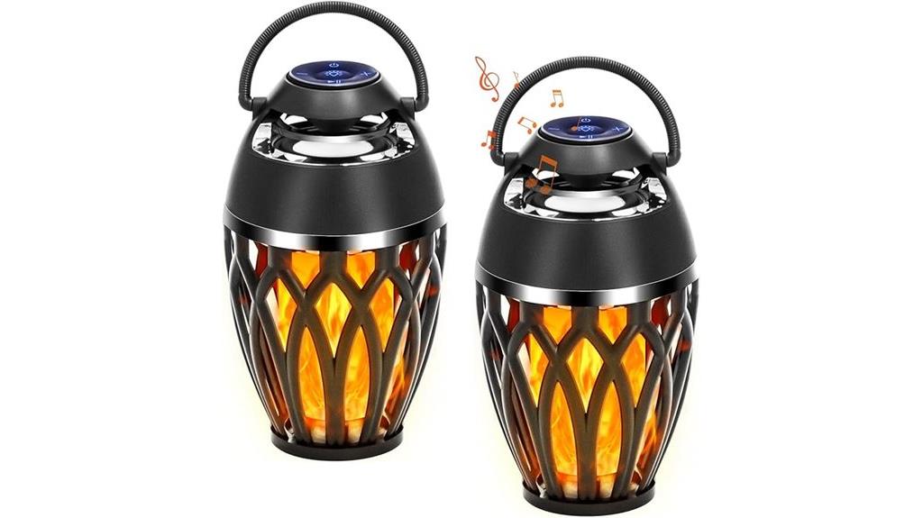 outdoor bluetooth flame lights
