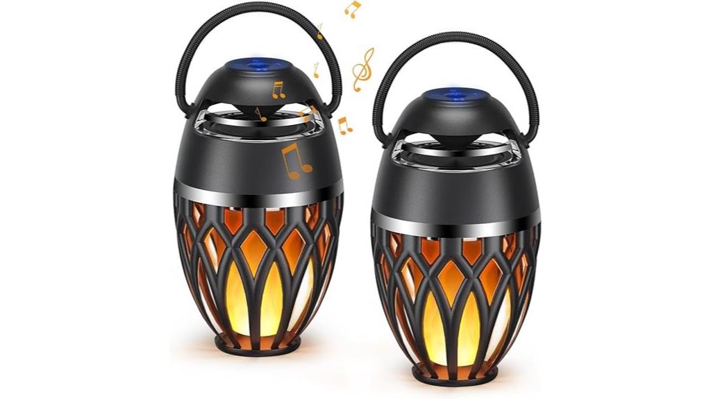 outdoor bluetooth flame lights