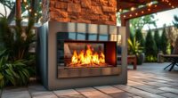 outdoor electric fireplaces facts