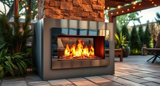 outdoor electric fireplaces facts