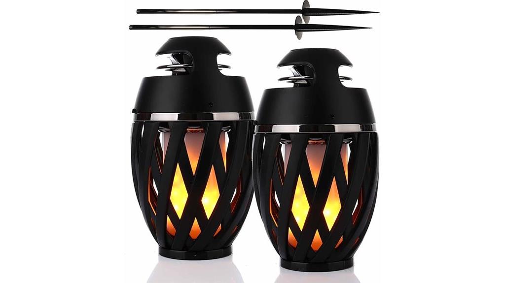 outdoor flame speaker set