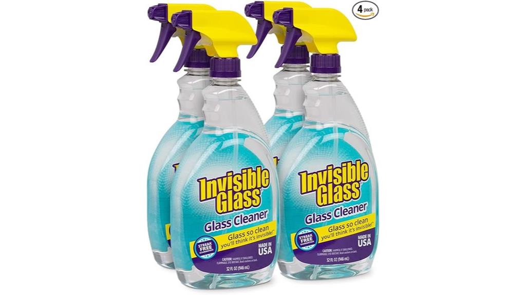 pack of four glass cleaners