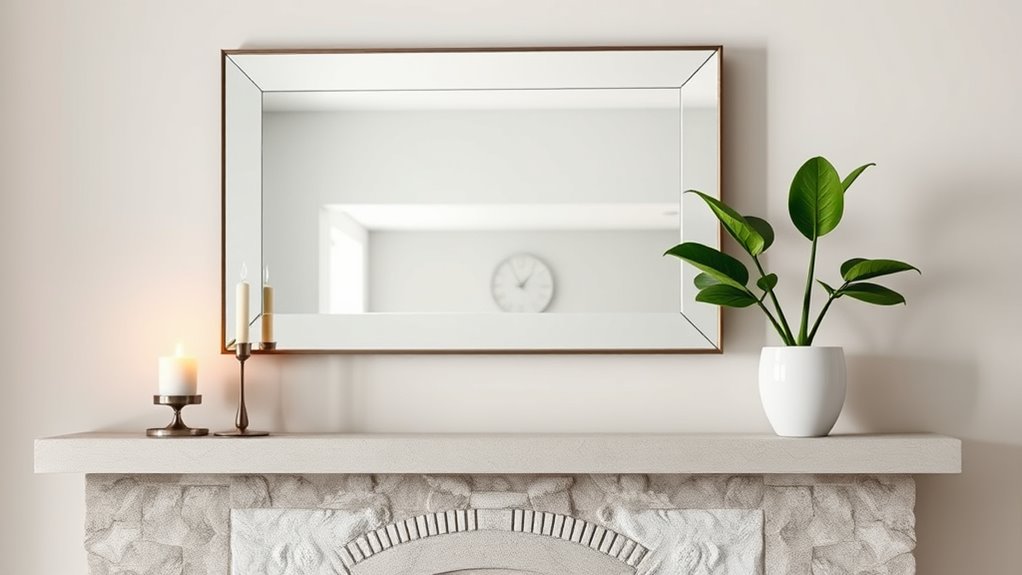 perfectly matched mantel and surround