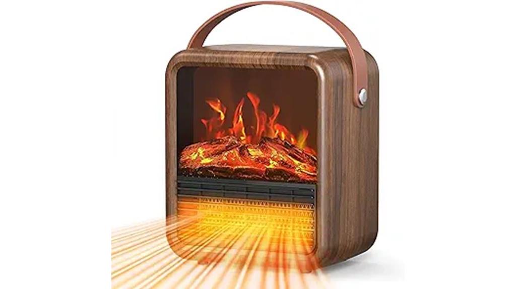 portable 3d flame heater