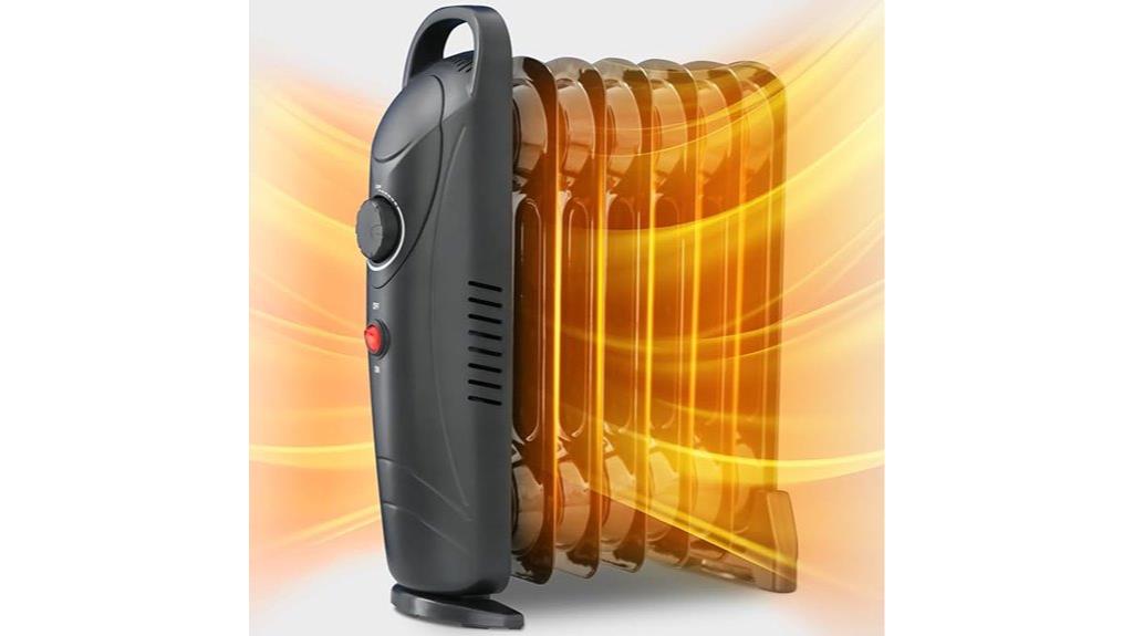 portable 700w oil heater