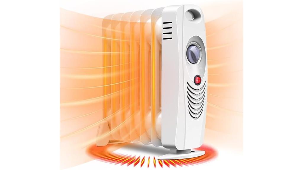 portable 700w oil heater