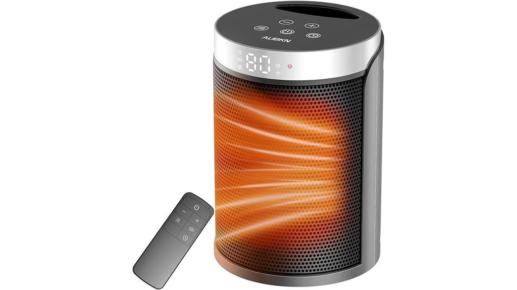 portable electric heater with thermostat